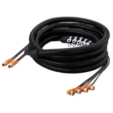 ifm electronic Straight Male 4 way M12 to Straight Female 4 way M12 Communication Cable, 5m - EVC506 product image