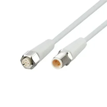 ifm electronic Straight Male 4 way M12 to Straight Female 5 way M12 Communication Cable, 300mm - EVF040 product image