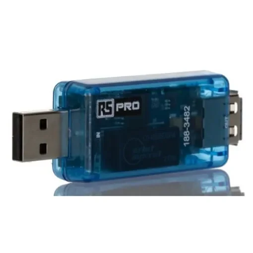RS PRO Straight, Cable Mount, Female to Male- Single Port Type A to A 2.0 USB Connector - 1883482 product image