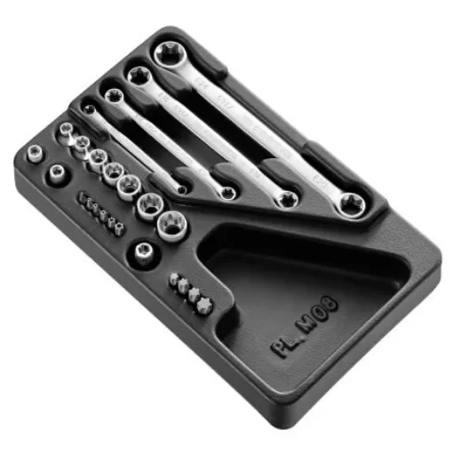 Facom 24-Piece Metric 1/2 in Standard Socket/Spanner/Bit Set , Torx - MOD.TX1A product image