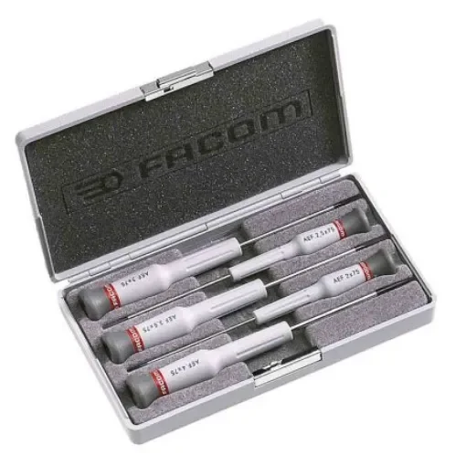 Facom Slotted Precision Screwdriver Set, 5-Piece - AEF.J2 product image