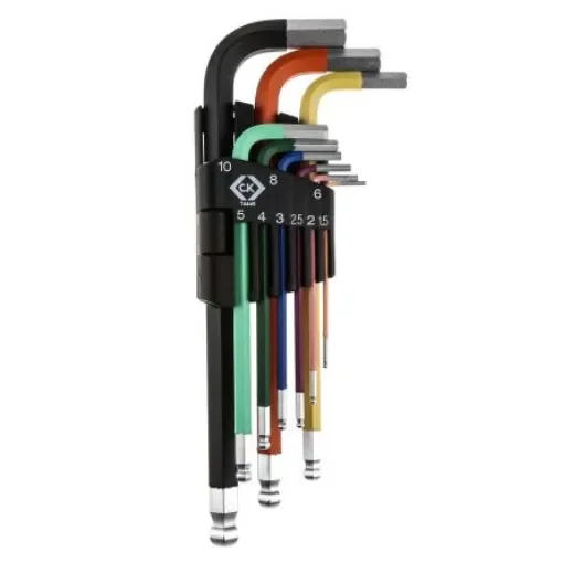 CK 9 piece L Shape Metric Hex Key Set, 1.5mm - T4449 product image