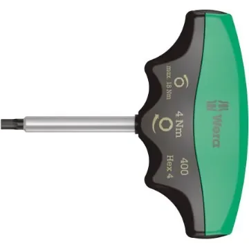 Wera T Shape Metric Hex Key, 4mm - 05005080001 product image
