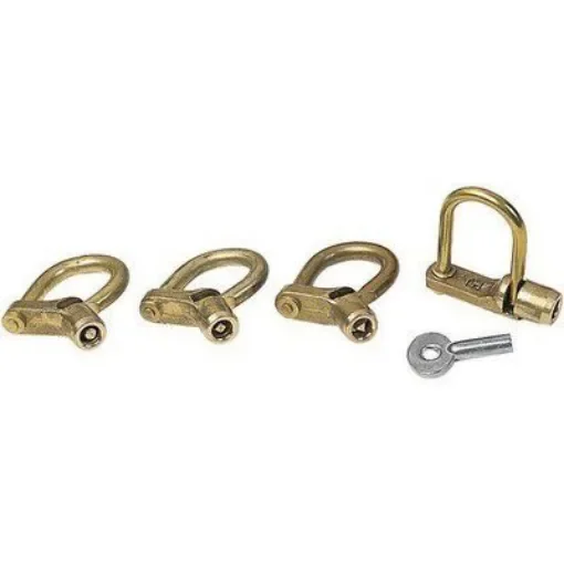 Penta Weatherproof Brass Strengthened artillery padlock, 8mm Shackle - C20T product image