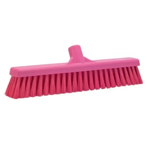 Vikan Broom, Pink With PP Bristles for Food Industry - 31791 product image