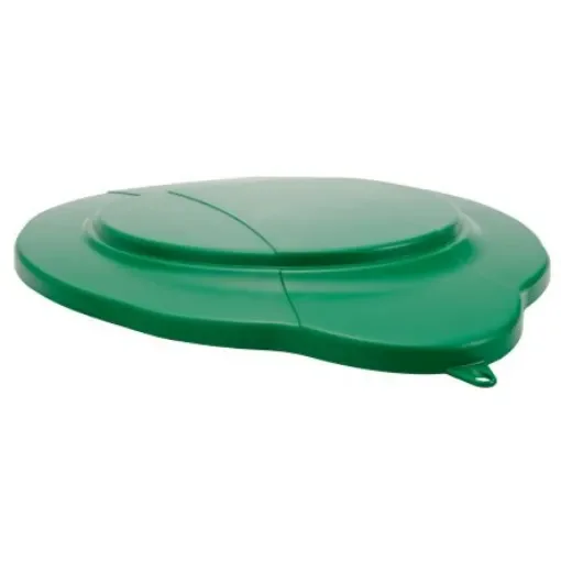 Plastic Green Bucket Lid With Handle - 56932 product image