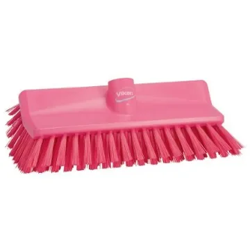 Vikan Medium Bristle Pink Scrubbing Brush, 41mm bristle length, PET bristle material - 70471 product image