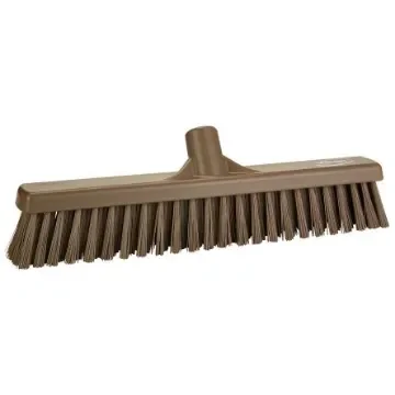 Vikan Broom, Brown With PET Bristles - 317466 product image