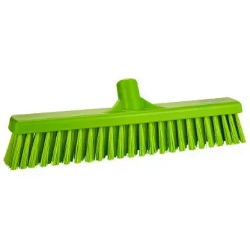 Vikan Broom, Green With PET Bristles - 317477 product image
