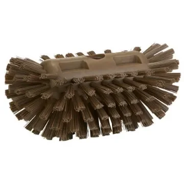 Vikan Hard Bristle Brown Scrubbing Brush, 40mm bristle length, PET bristle material - 703766 product image