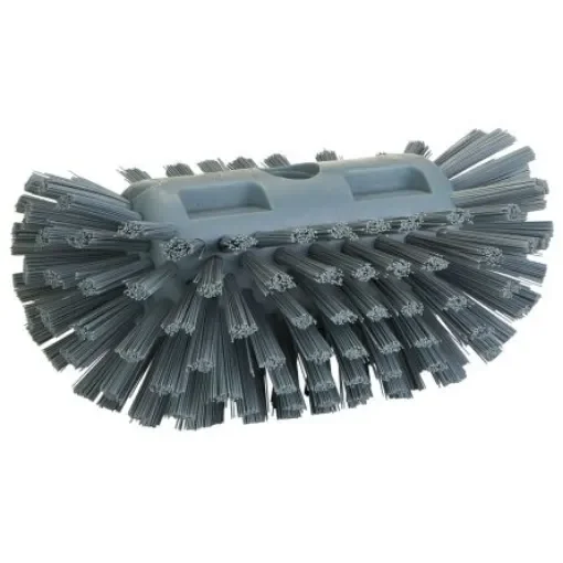 Vikan Hard Bristle Grey Scrubbing Brush, 40mm bristle length, PET bristle material - 703788 product image