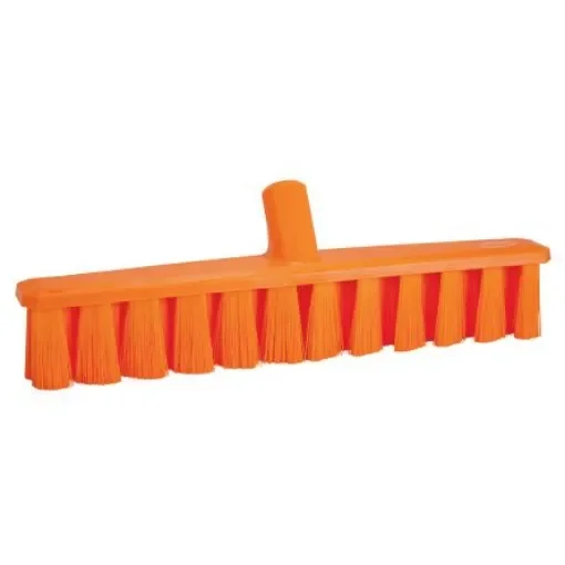 Vikan Broom, Orange With PET Bristles - 31737 product image