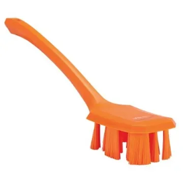 Vikan Hard Bristle Orange Scrubbing Brush, 37mm bristle length, PET bristle material - 41967 product image