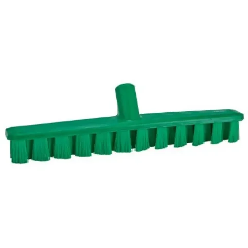 Vikan Hard Bristle Green Scrubbing Brush, 37mm bristle length, PET bristle material - 70642 product image