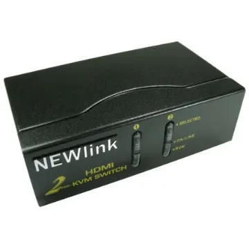 NewLink 2 Port 1 Input 2 Output HDMI Switch 1920 x 1200 - NLKVMHDMI-2 product image