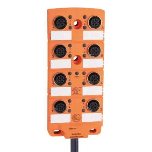 ifm electronic EBC Series Sensor Box, M12, 15m cable, 8 port - EBC042 product image
