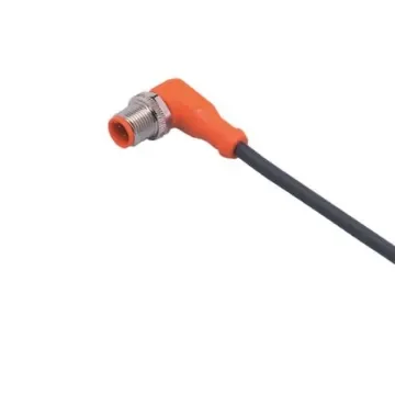 ifm electronic Straight Male 3 way M12 to Right Angle Male 3 way M12 Communication Cable, 10m - EVC594 product image