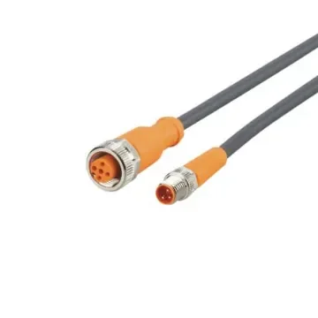 ifm electronic Straight Male 3 way M8 to Straight Female 3 way M12 Communication Cable, 1.5m - EVC416 product image