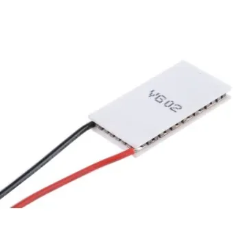 Laird Technologies Peltier Module, 18.2W, 3.9A, 8.2V dc, 29.7 x 15mm - CP1.0-63-05L product image