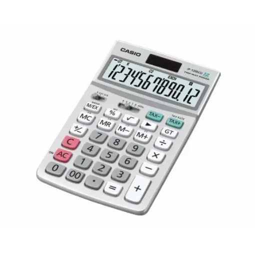 Casio JF-120ECO Battery Powered Desktop Calculator - JF-120ECO-W-EP  product image
