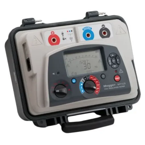 Megger MIT1525 Insulation Tester, 1000V Min, 15000V Max, 30TO Max, CAT IV - 1012-517 product image