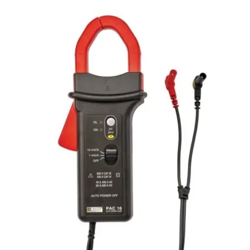 Chauvin Arnoux PAC 16 Current Clamp, 600A dc DC Max, AC/DC Adapter, 400A ac AC Max, Current Output - P01120116 product image