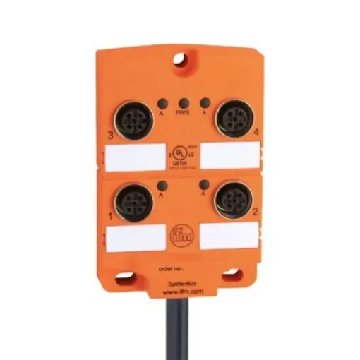 ifm electronic EBC Series Sensor Box, M12, 5m cable, 4 port - EBC015 product image