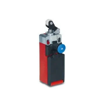 Bernstein AG I81 Series Roller Lever Limit Switch, NC/NO, IP66, IP67, DPST, Thermoplastic Housing, 240V ac Max, 5A Max - 6083000244 product image