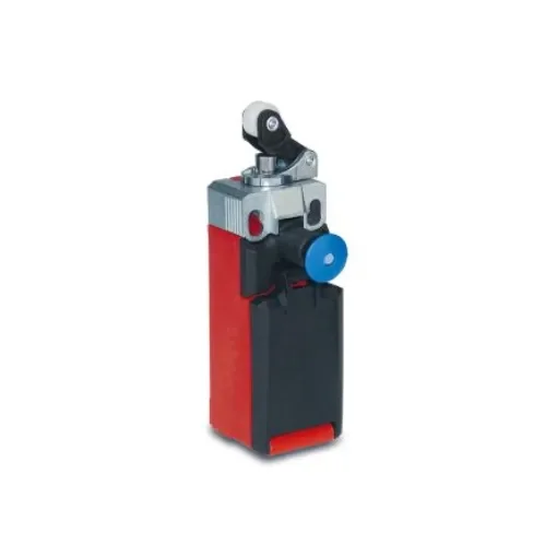 Bernstein AG I81 Series Roller Lever Limit Switch, NC/NO, IP66, IP67, DPST, Thermoplastic Housing, 240V ac Max, 5A Max - 6083000244 product image