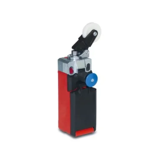 Bernstein AG I81 Series Roller Lever Limit Switch, NC/NO, IP66, IP67, DPST, Thermoplastic Housing, 240V ac Max, 5A Max - 6083000269 product image