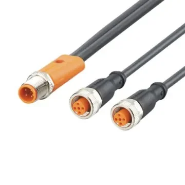 ifm electronic Straight Male 5 way M12 to Straight Female 5 way M12 Communication Cable, 300mm - EVC682 product image
