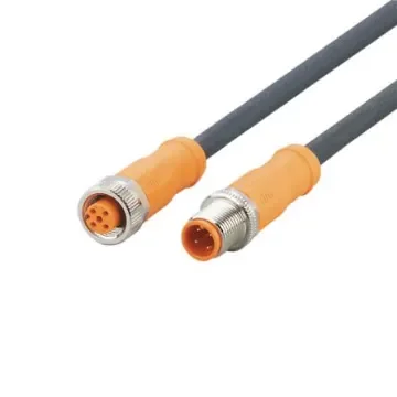 ifm electronic Straight Male 4 way M12 to Straight Female 5 way M12 Communication Cable, 250mm - EVC716 product image