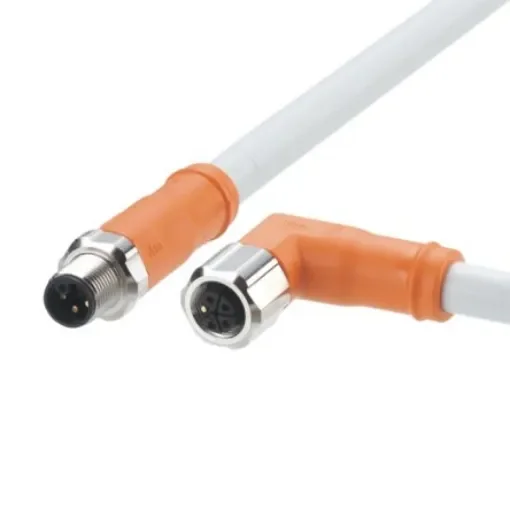 ifm electronic, Power, 20m 5 Core, Grey Polyurethane PUR Power Cable - EVCA38 product image