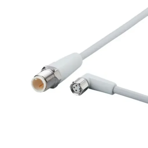ifm electronic Straight Male 3 way M12 to Right Angle Female 3 way M8 Communication Cable, 5m - EVF246 product image