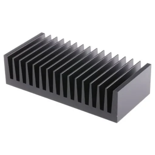 Fischer Elektronik Heatsink, Universal Rectangular Alu, 1.1K/W, 75 x 160 x 40mm - SK85-75-SA product image