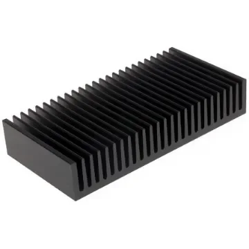 Fischer Elektronik Heatsink, Universal Rectangular Alu, 1.4K/W, 75 x 150 x 27mm - SK58-75-SA product image