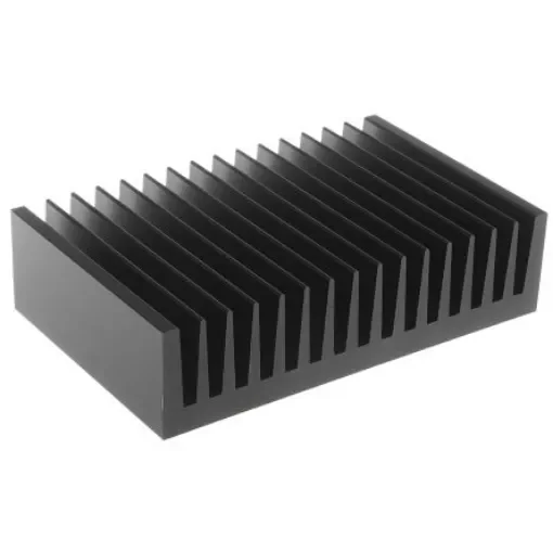 Fischer Elektronik Heatsink, Universal Rectangular Alu, 0.9K/W, 100 x 160 x 40mm - SK85-100-SA product image