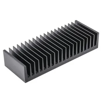 Fischer Elektronik Heatsink, Universal Rectangular Alu, 1.05K/W, 75 x 200 x 40mm - SK47-75-SA product image