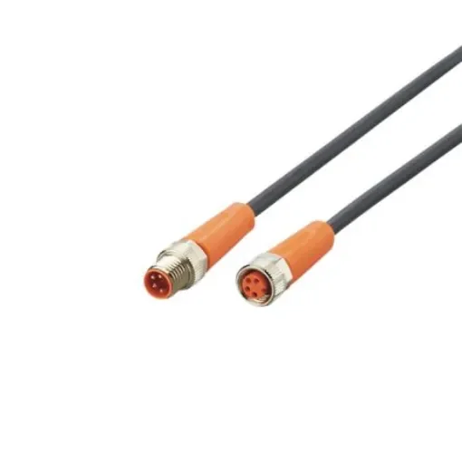 ifm electronic Straight Male 4 way M8 to Straight Female 4 way M8 Communication Cable, 3m - EVC673 product image
