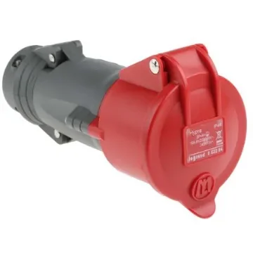 Legrand IP44 Red 3P + N + E Industrial Power Connector Adapter Socket, Rated At 16A, 400 V - 0 522 84 product image