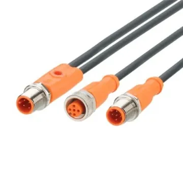ifm electronic Straight Male 5 way M12 to Straight Female 5 way M12 Communication Cable, 2m - EVC843 product image