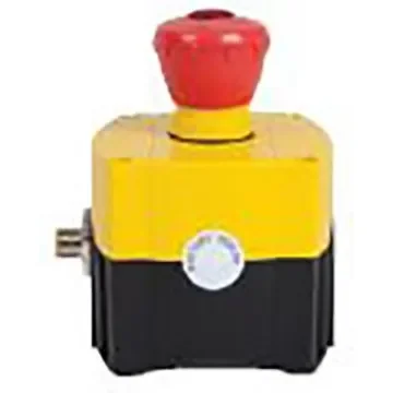 Allen Bradley 800F Series Twist Release Illuminated Emergency Stop Push Button, Surface Mount, 2NC + 1NO, IP69K - 800F-1YMD51 product image