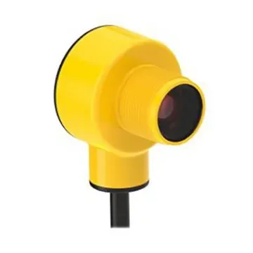 Banner Background Suppression Photoelectric Sensor, Barrel Sensor, 100 mm Detection Range - T18-2VPFF100-2M product image