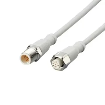 ifm electronic Straight Male 5 way M12 to Straight Female 5 way M12 Communication Cable, 1m - EVF060 product image
