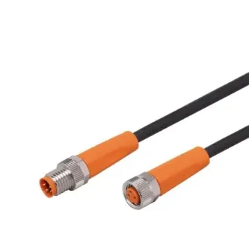 ifm electronic Straight Male 1 way M8 to Straight Female 1 way M8 Actuator/Sensor Cable, 600mm - EVC306 product image