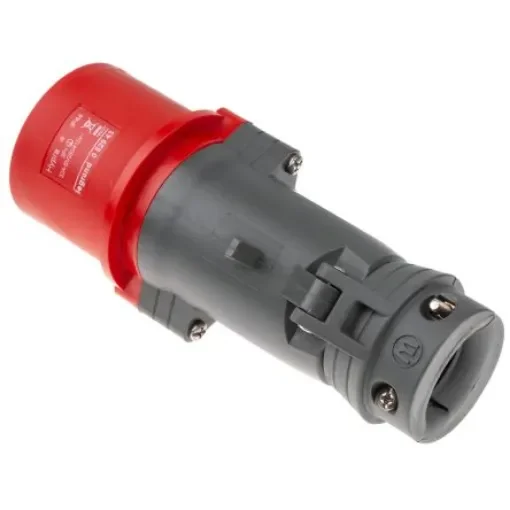 Legrand, HYPRA IP44 Red Cable Mount 3P + E Industrial Power Plug, Rated At 32A, 415 V - 0 529 43 product image