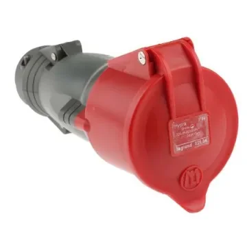 Legrand IP44 Red Socket, Rated At 32A - 0 529 84 product image