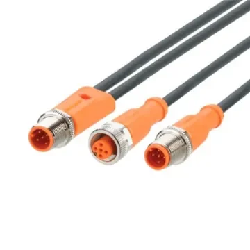 ifm electronic Straight Male 5 way M12 to Straight Female 5 way M12 Communication Cable, 2m - EVC801 product image