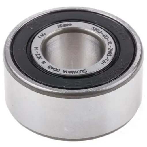 FAG 3201-BB-2RSR-TVH Double Row Angular Contact Ball Bearing- Both Sides Sealed 12mm I.D, 32mm O.D product image