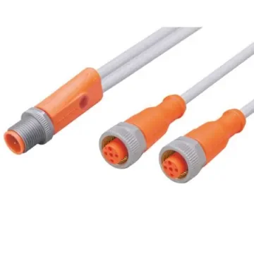 ifm electronic Straight Male 2 way M12 to Straight Female 2 way M12 Sensor Actuator Cable, 1m - EVW164 product image
